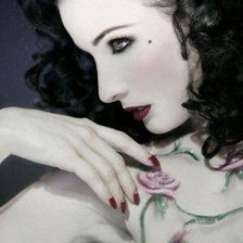 Схема вышивки «Дита Фон Тиз»