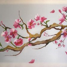 Схема вышивки «сакура»