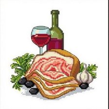 Схема вышивки «Окорок Тамбовский»