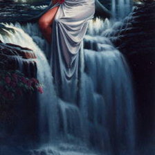 Схема вышивки «водопад»