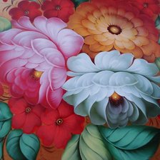 Схема вышивки «цветы»