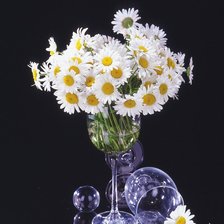 Схема вышивки «ромашки»