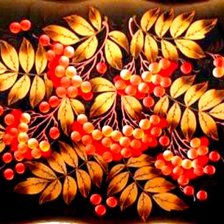 Схема вышивки «рябина»