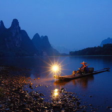 Схема вышивки «Рыбак»