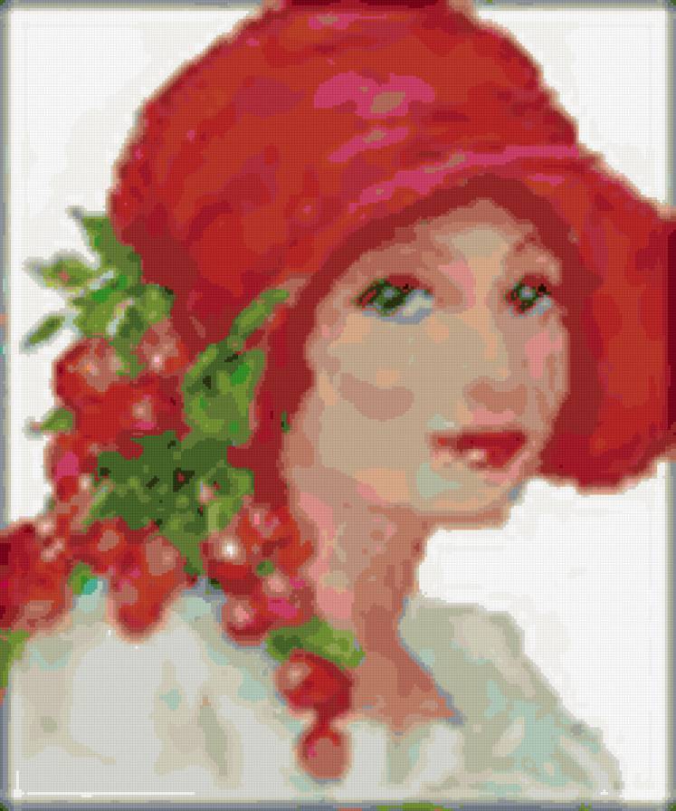 женщина - шляпа, женщина - предпросмотр