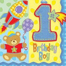 Схема вышивки «На годик мальчику»