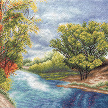 Схема вышивки «октябрь»