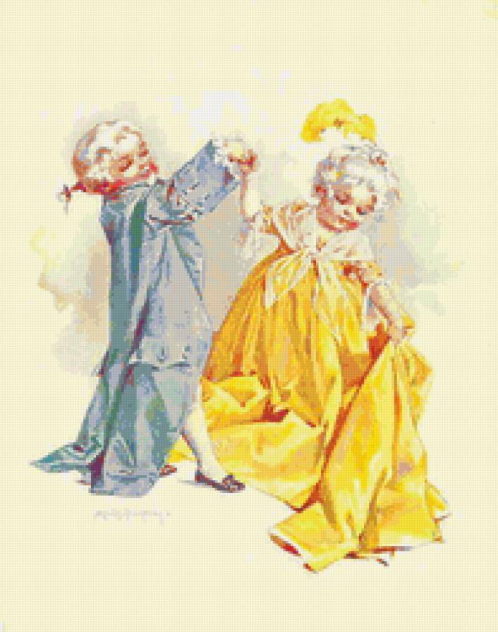 Ретро-открытки - открытка, дети - предпросмотр