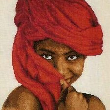 Схема вышивки «африка»