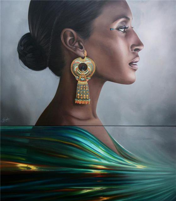 африка-2 - женщина, африка - оригинал