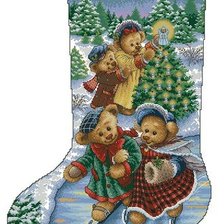 Схема вышивки «Сапожок»