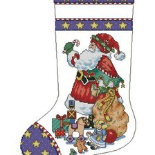 Схема вышивки «Сапожок»