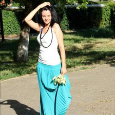 Схема вышивки «Милая девушка»