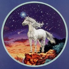 Схема вышивки «пегас»