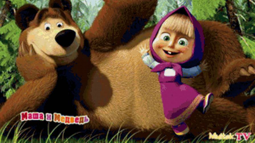 Маша и медведь - мультик, детская, сказка, маша и медведь, мишка - предпросмотр