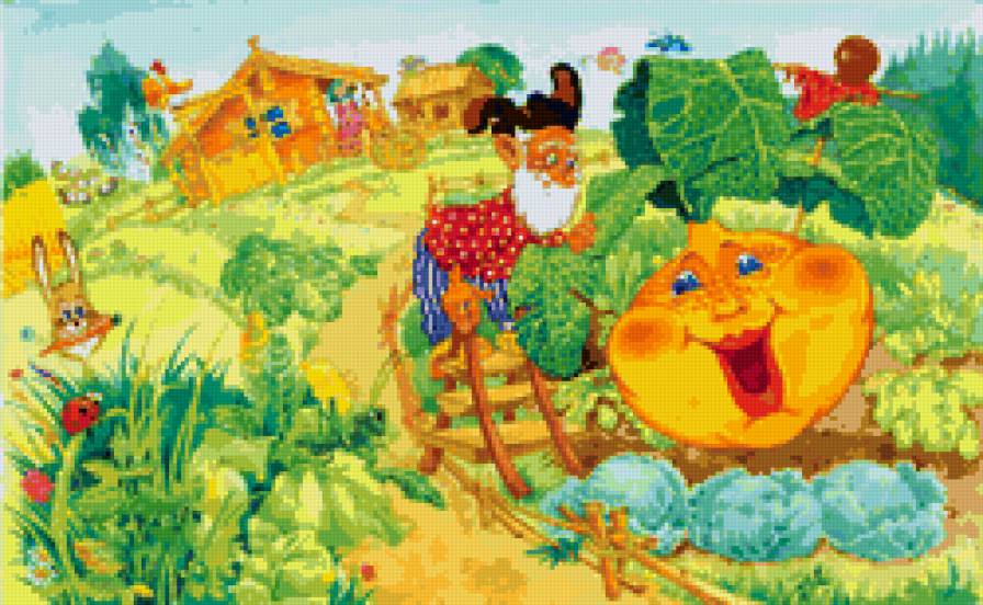 Репка - детская, сказка, мультик, репка - предпросмотр