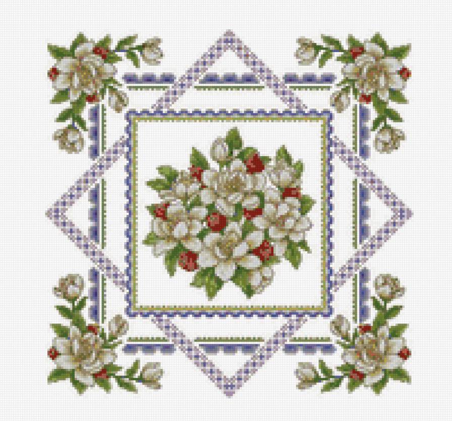 Салфетка - орнамент, узор, для кухни, салфетка, светы - предпросмотр