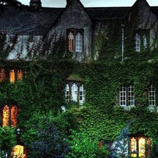 Схема вышивки «замок»