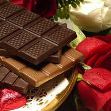 Схема вышивки «Натюрморт с шоколадом»