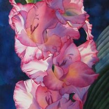 Схема вышивки «гладиолус»