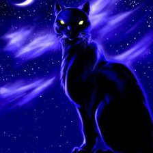 Схема вышивки «ночь»