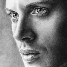 Схема вышивки «Рисунок карандашом»