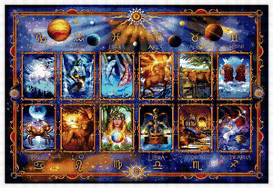 зодиак - знаки зодиака - предпросмотр