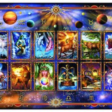 Схема вышивки «зодиак»