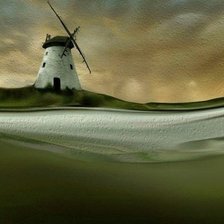 Схема вышивки «мельница»