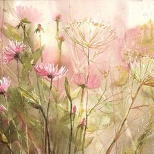 Схема вышивки «акварель»