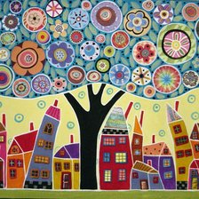 Схема вышивки «детский рисунок»