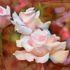 Схема вышивки «акварель»