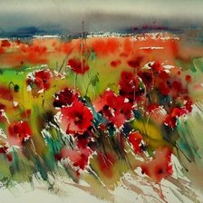 Схема вышивки «акварель»