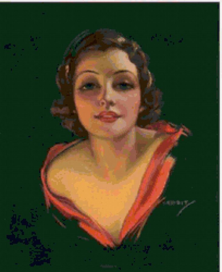 Девушка - портрет, живопись, девушка - предпросмотр