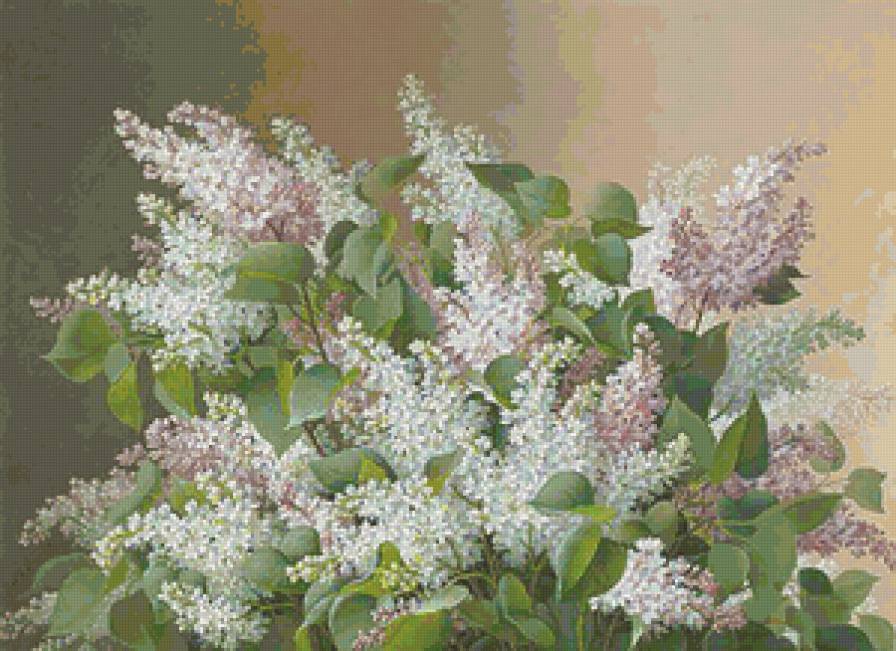 Сирень - сирень, живопись, цветы - предпросмотр