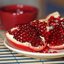 Схема вышивки «Сочный гранат»