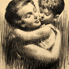 Схема вышивки «Радость матери»