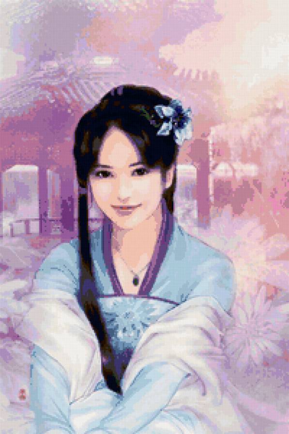 №100669 - гейша, девушка, женщина, восток - предпросмотр