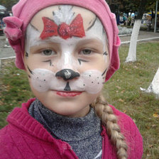 Схема вышивки «ииса-киса»