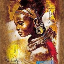 Схема вышивки «Африканка»