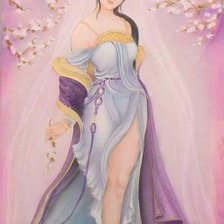 Схема вышивки «восточная красавица»