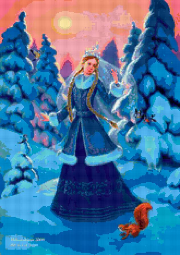 Снегурочка - снегурочка, сказка, новый год - предпросмотр