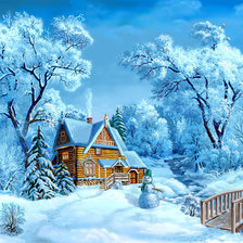 Схема вышивки «Домишко»