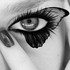 Схема вышивки «взгляд»