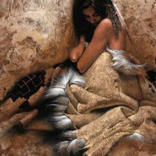 Схема вышивки «индейцы 2»