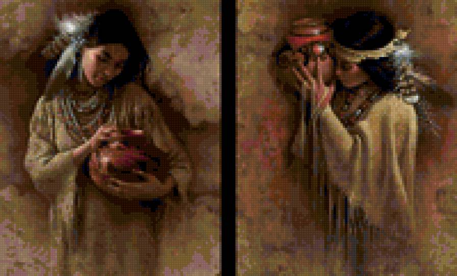 индейцы 3 - люди, картины - предпросмотр