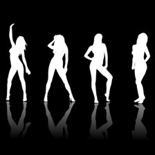 Схема вышивки «Силуэты»