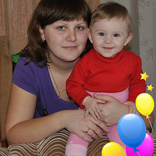 Схема вышивки «я и дочурка»