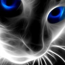 Схема вышивки «котик»