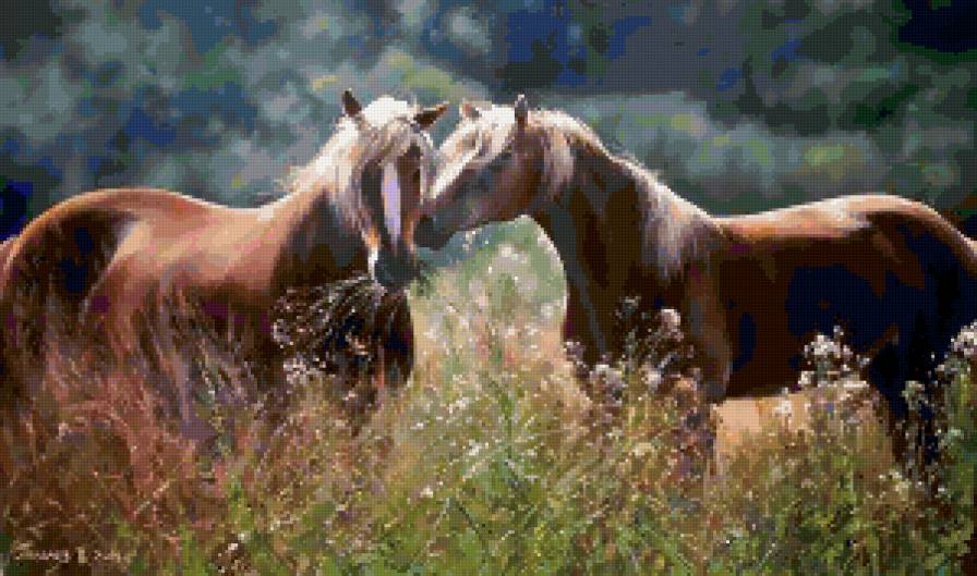 №101196 - природа, картинка, кони - предпросмотр